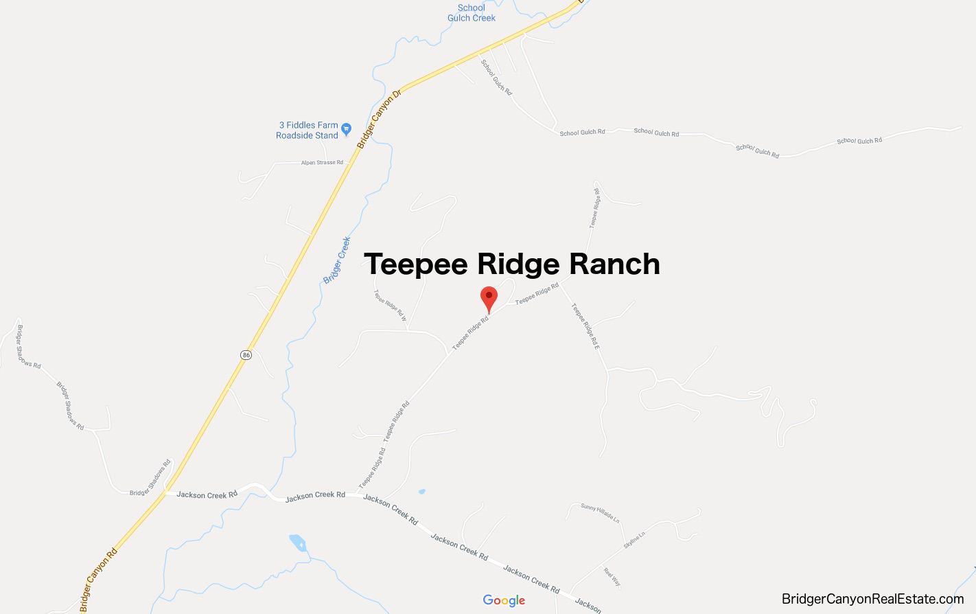 Teepee Ridge Ranch Subdivision
